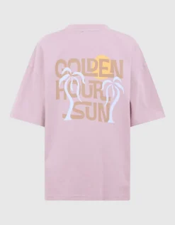 Golden Hour Artwork T-shirt Lichtpaars