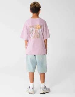 Golden Hour Artwork T-shirt Lichtpaars