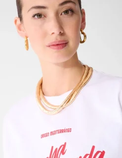 Granada Artwork T-shirt Wit