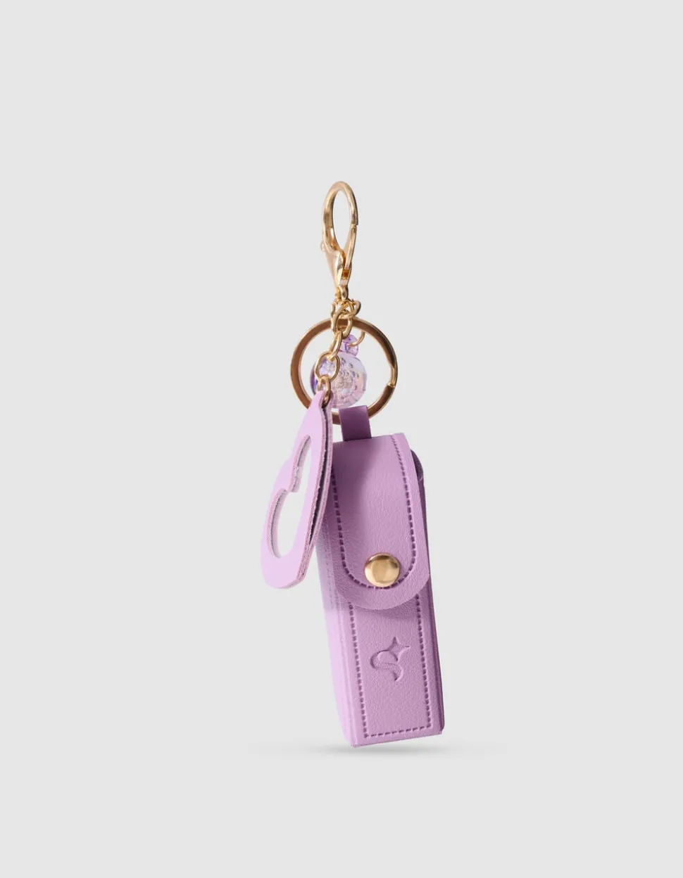 Heart Case Sleutelhanger Paars
