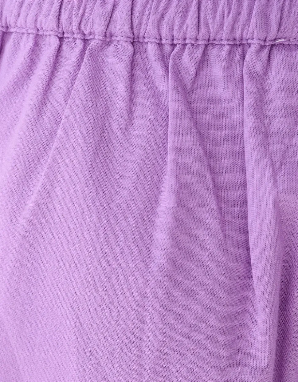 Heart Embroidery Short Paars