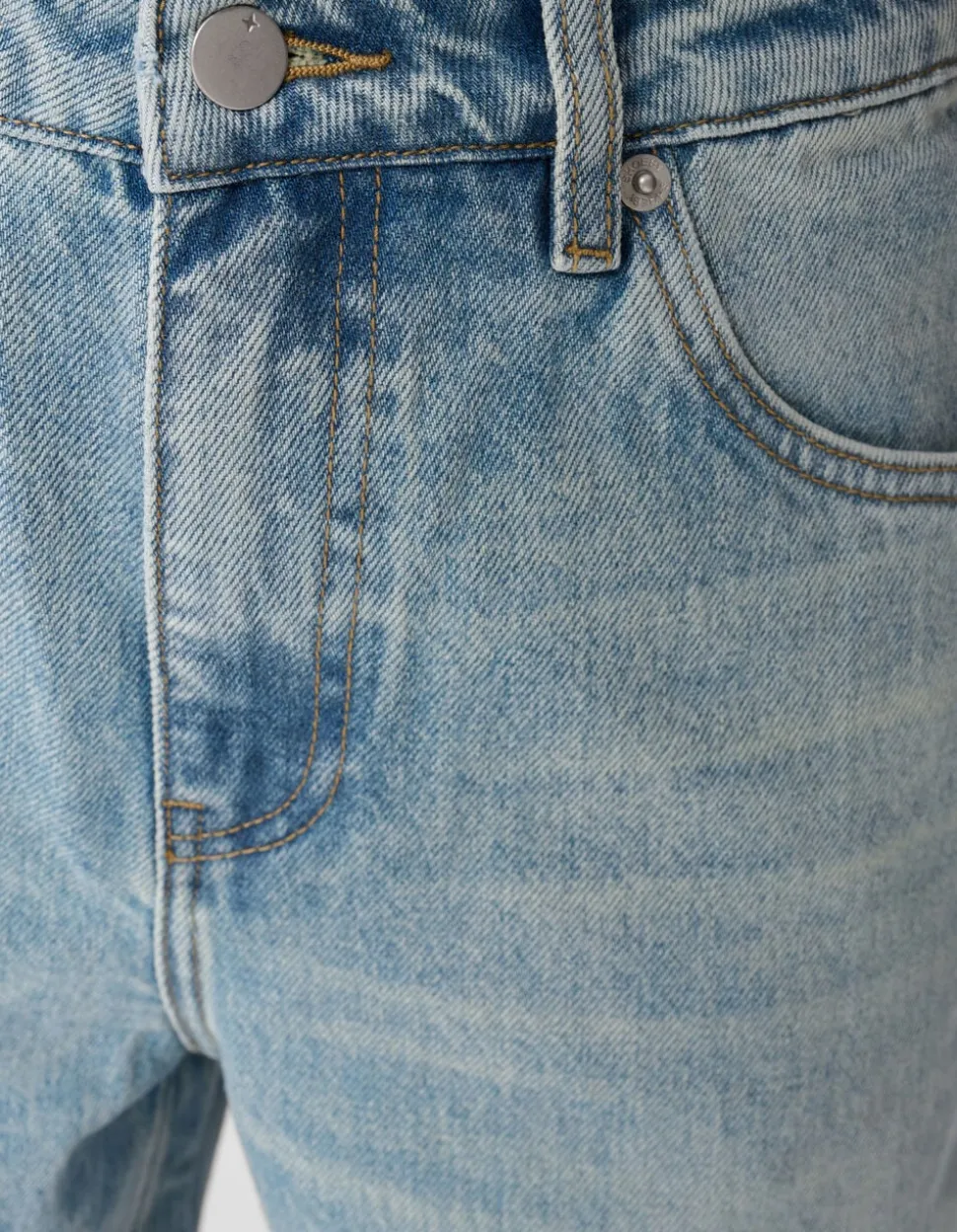 Heavy Barrel Fit Jeans Lichtblauw