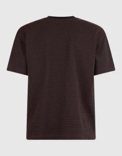 Honeycomb T-shirt Donkerbruin
