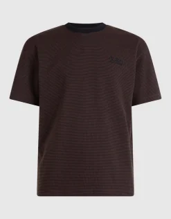 Honeycomb T-shirt Donkerbruin