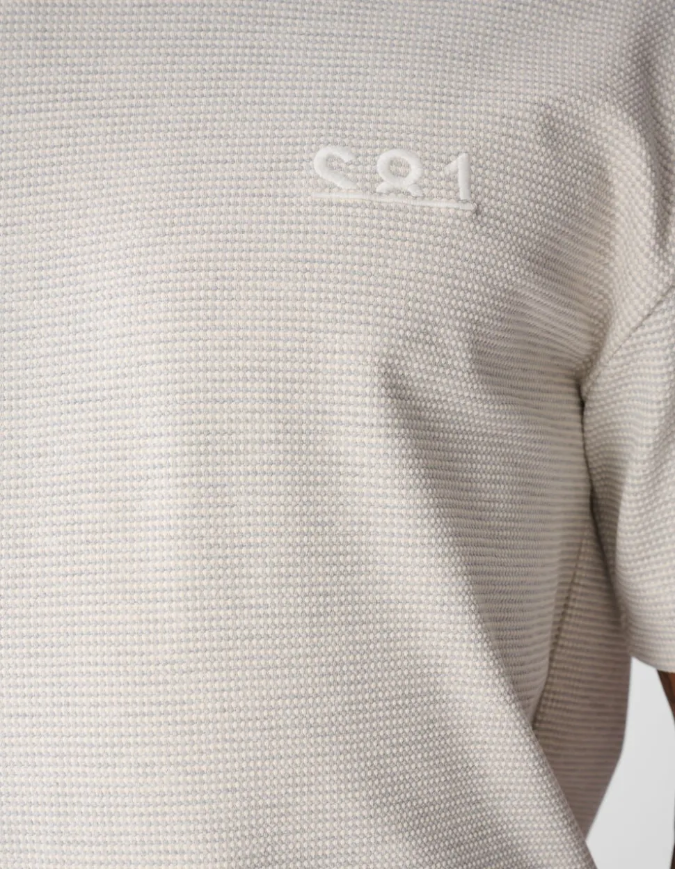 Honeycomb T-shirt Lichtgrijs