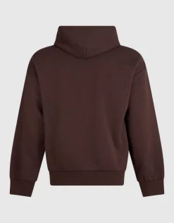 Interlock Hoodie Donkerbruin