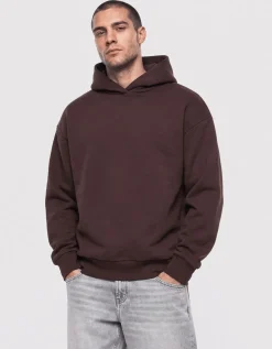 Interlock Hoodie Donkerbruin