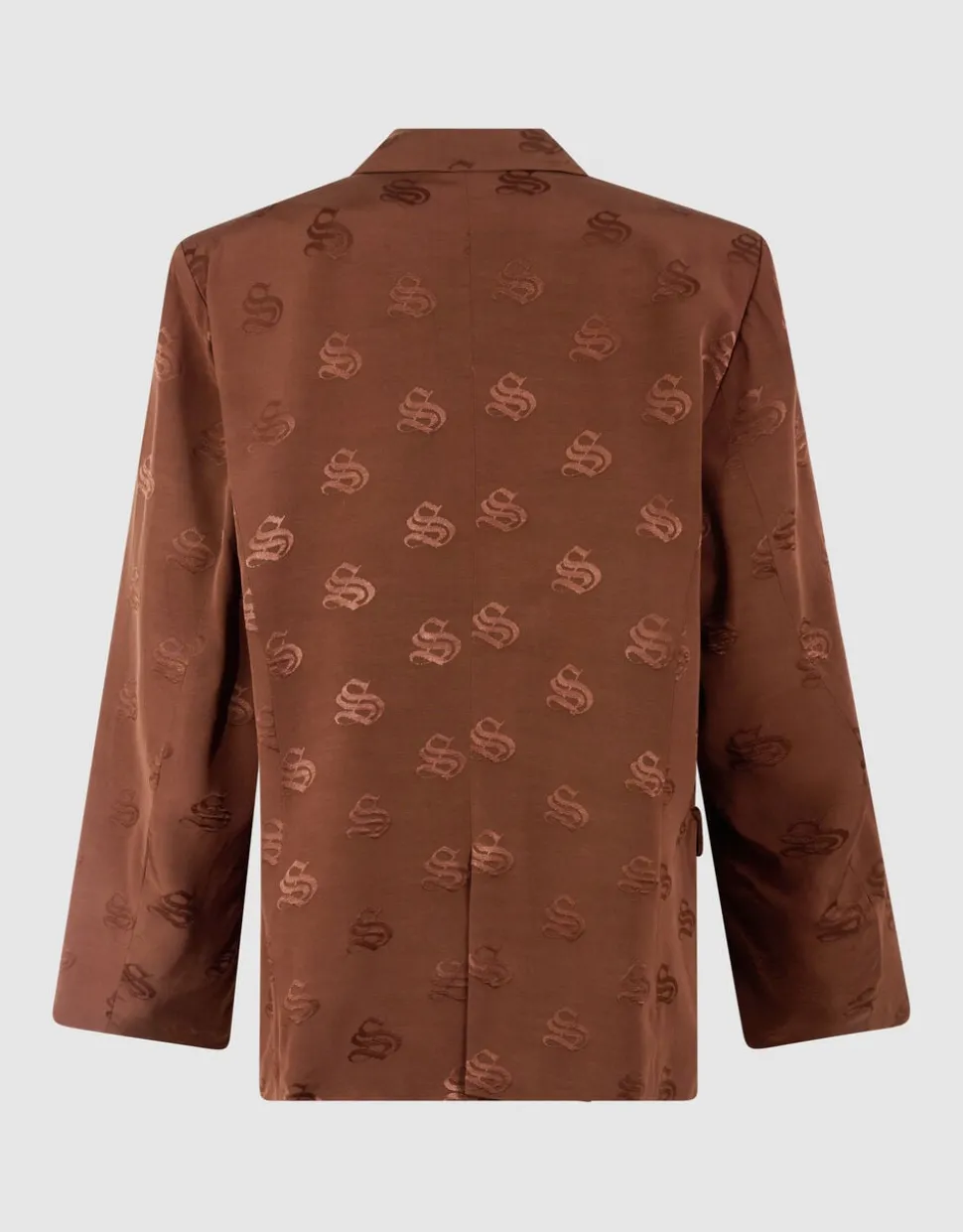 Jacquard Blazer Bruin