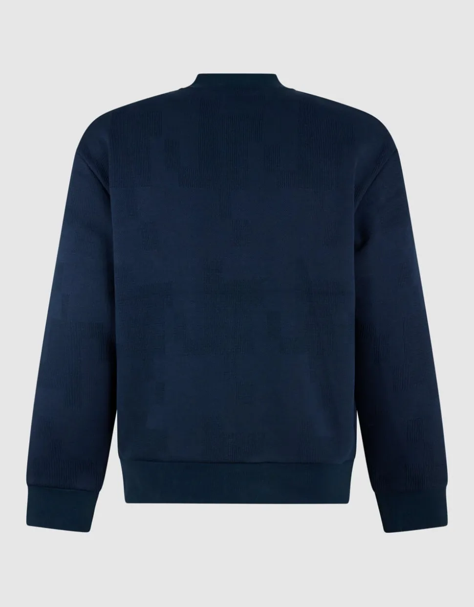 Jacquard Bomber Jack Donkerblauw