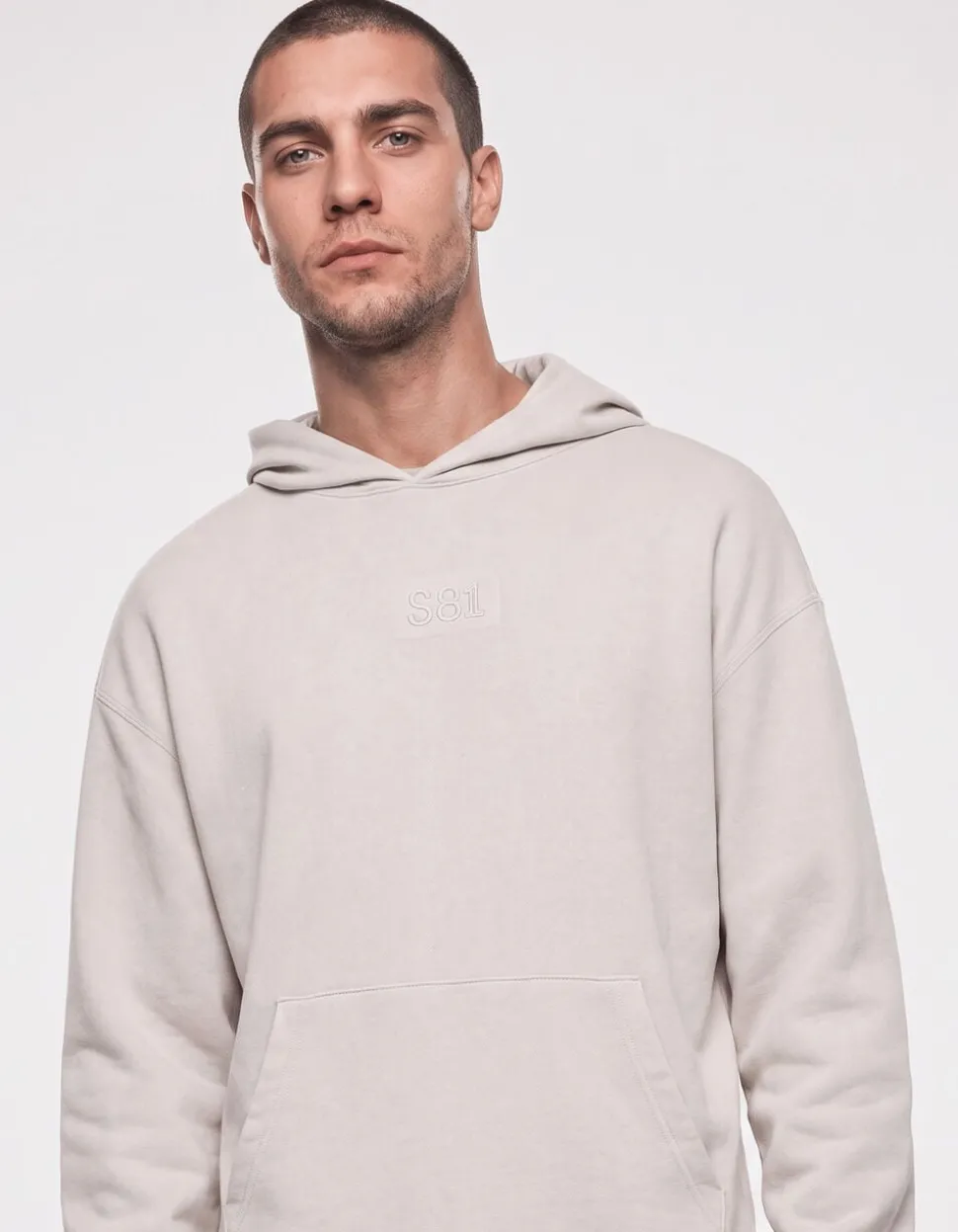 Jacquard Hoodie Zand