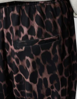 Jaguar Print Barrel Fit Broek Bruin