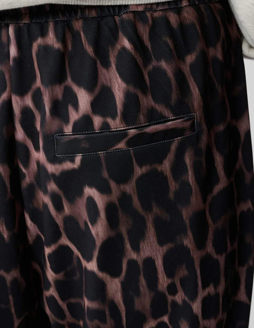 Jaguar Print Barrel Fit Broek Bruin