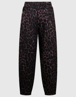 Jaguar Print Barrel Fit Broek Bruin