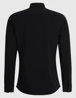 Jersey Overhemd Zwart