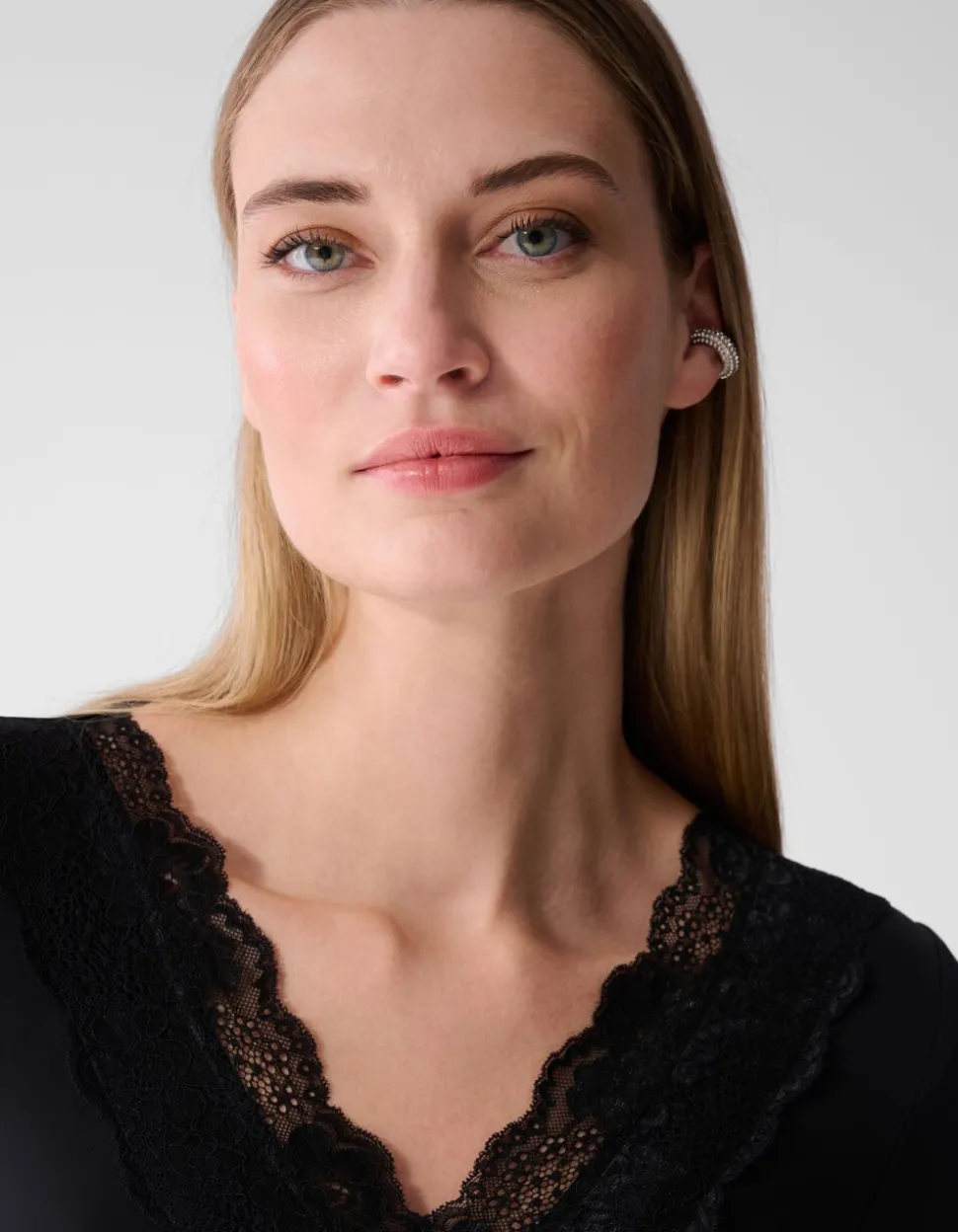 Kanten Mix Body Zwart