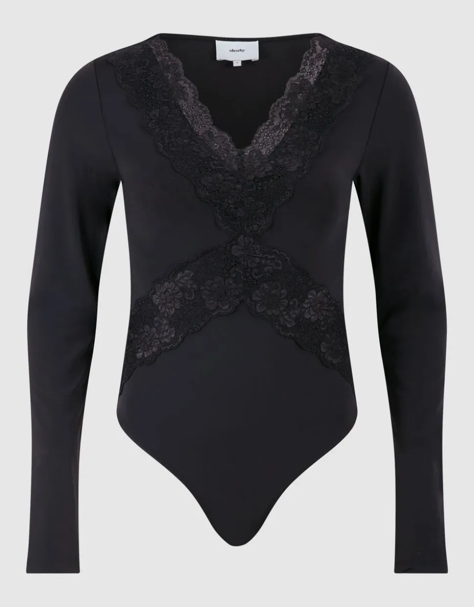 Kanten Mix Body Zwart