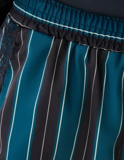 Kanten Stripe Short Petrol