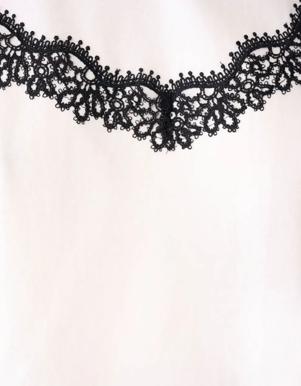 Kanten T-shirt Wit