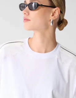 Kanten T-shirt Wit