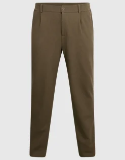 Keper Structuur Broek Donkergroen
