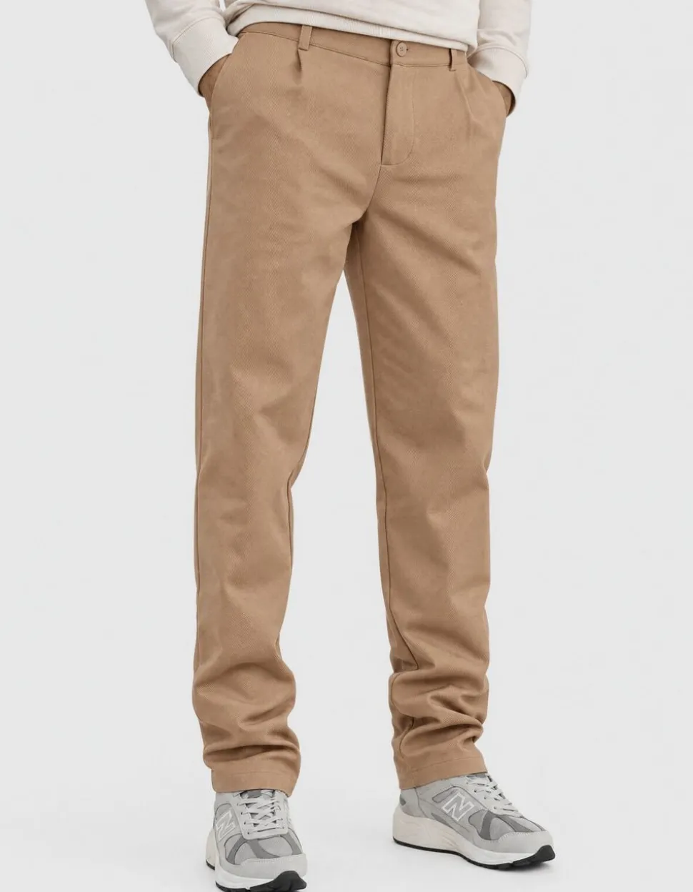Keper Structuur Broek Lichtbruin