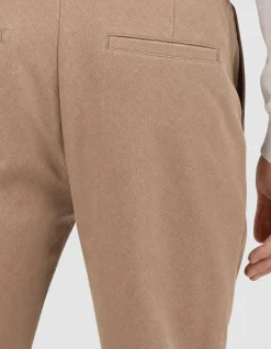 Keper Structuur Broek Lichtbruin