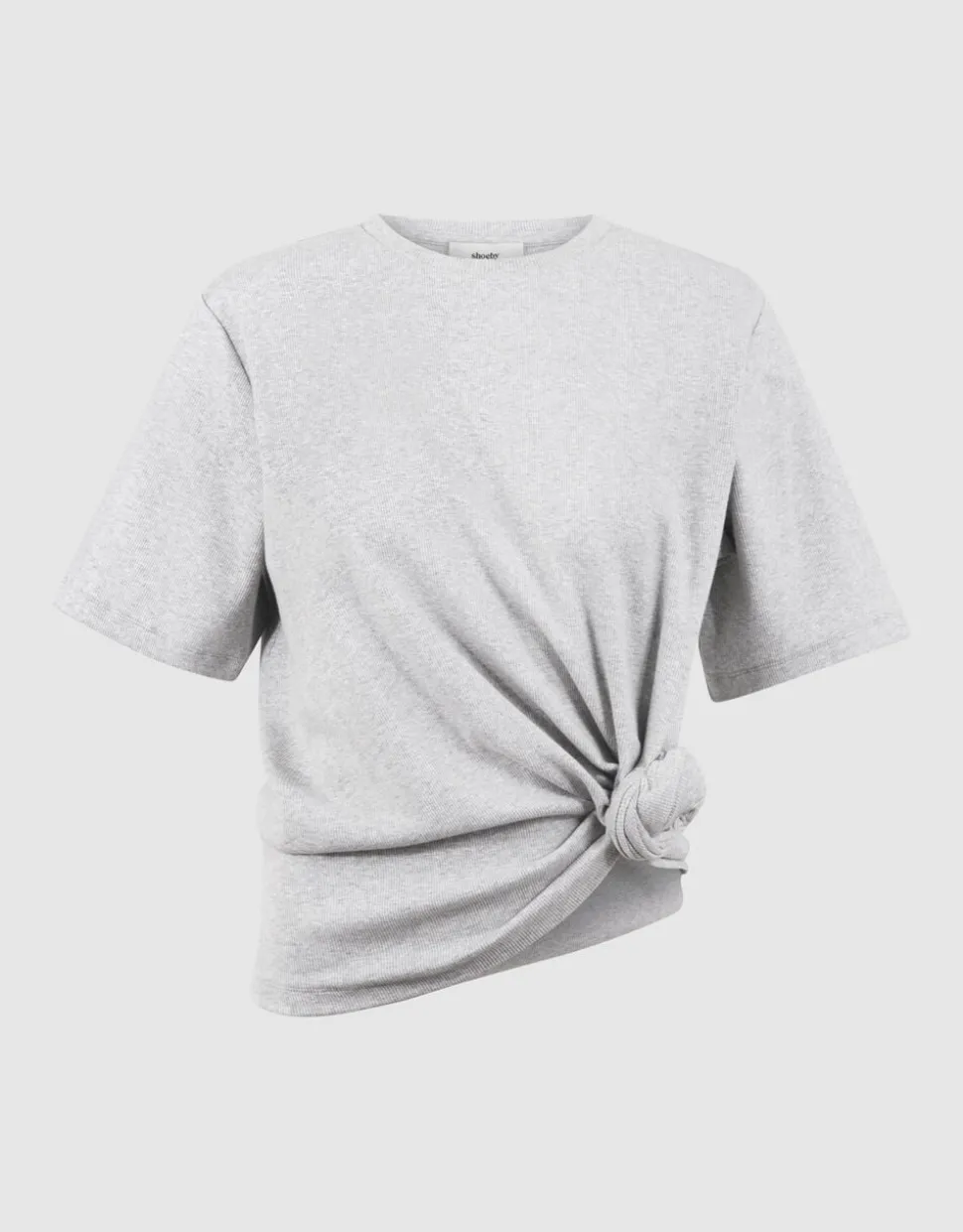 Knot T-shirt Lichtgrijs By Mieke
