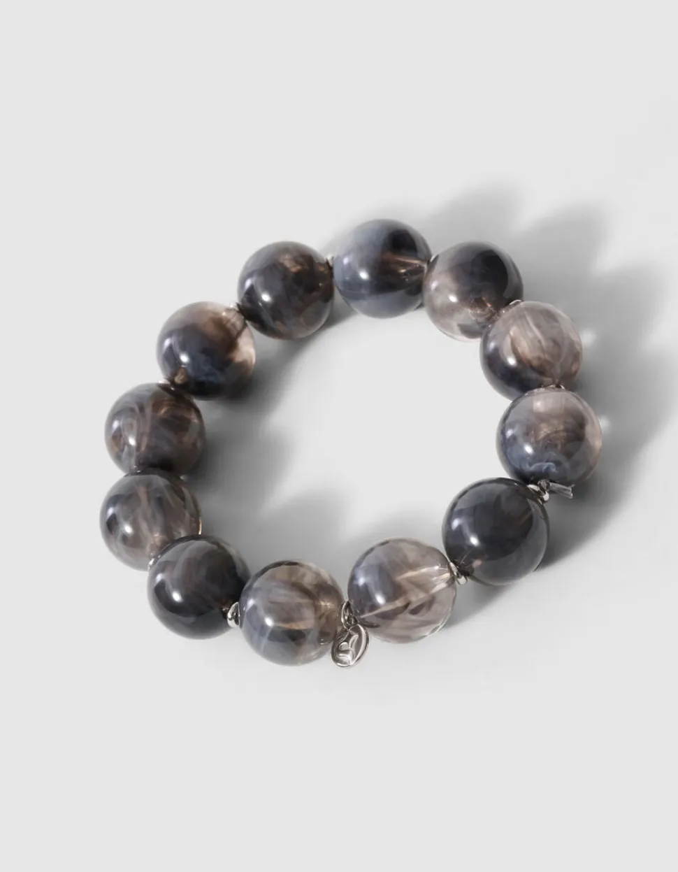 Kralen Armband Grijs