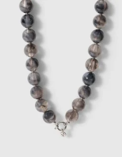 Kralen Ketting Grijs