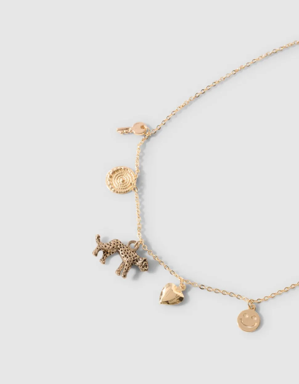 Leopard Bedelketting Goud