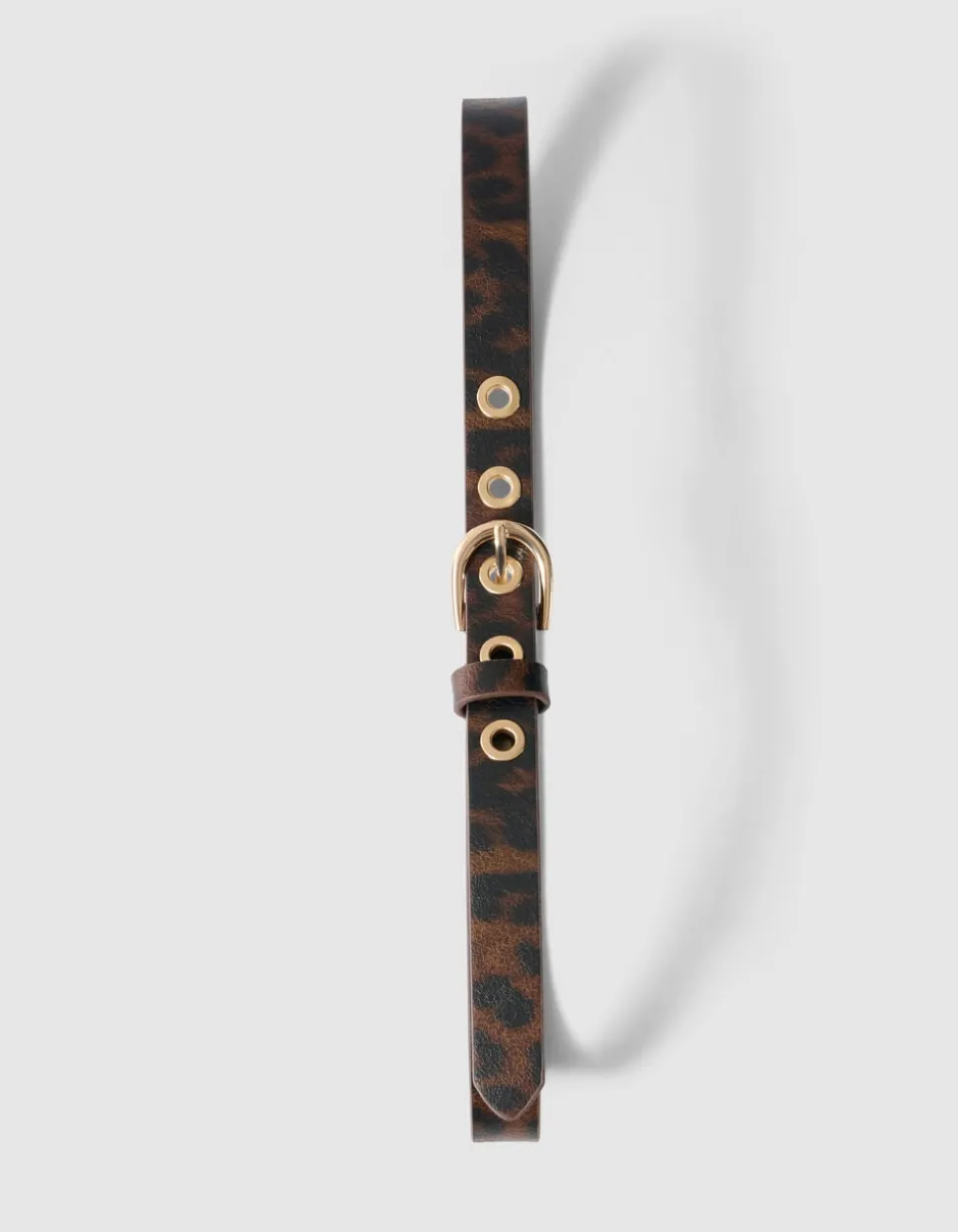 Leopard Print Riem Bruin