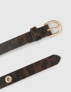 Leopard Print Riem Bruin