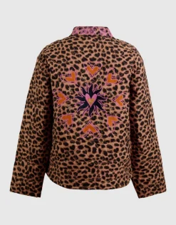 Leopard Stitched Jack Bruin