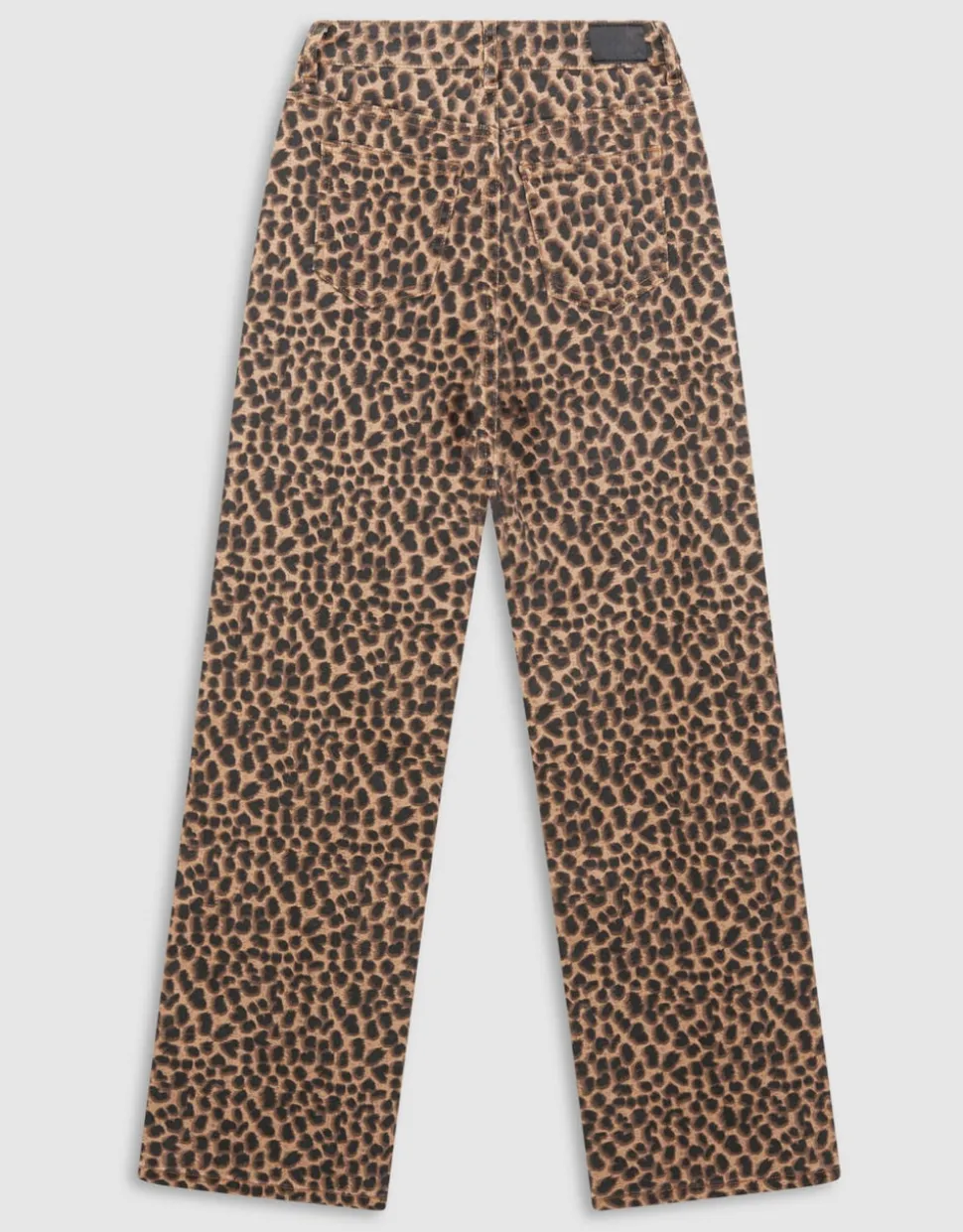 Leopard Straight Fit Broek Bruin