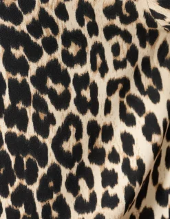 Leopard Twist Top Bruin