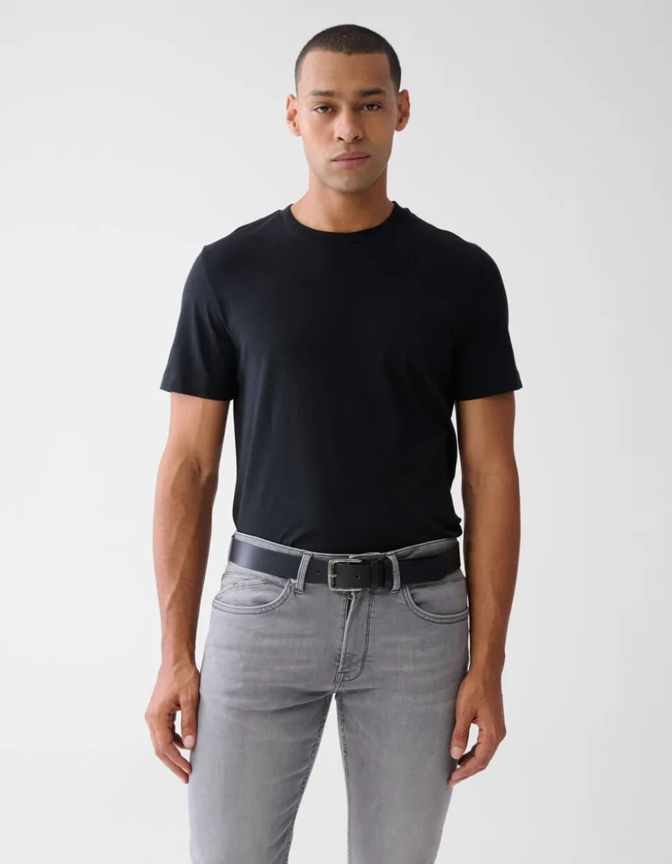 Leren Riem Zwart