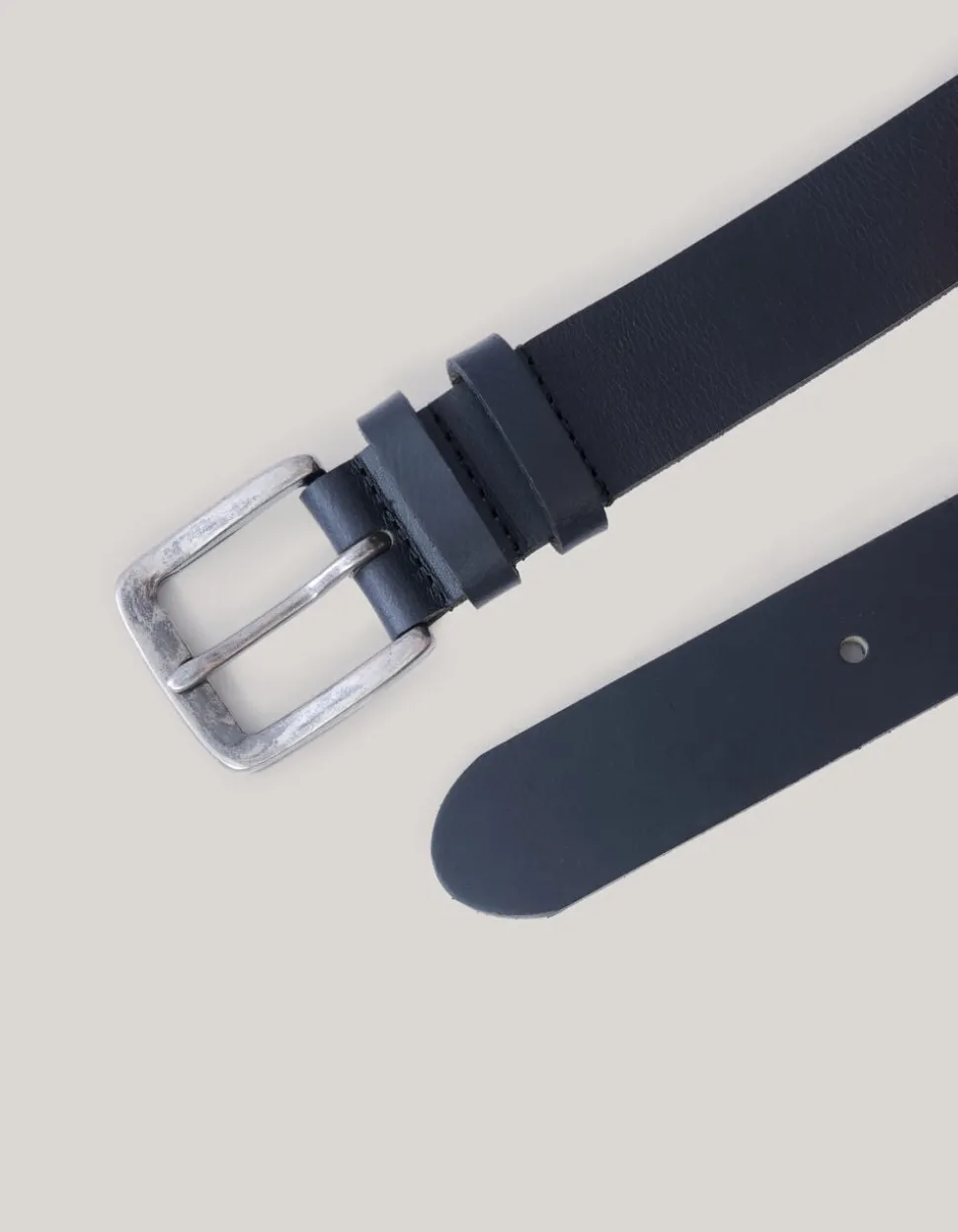 Leren Riem Zwart
