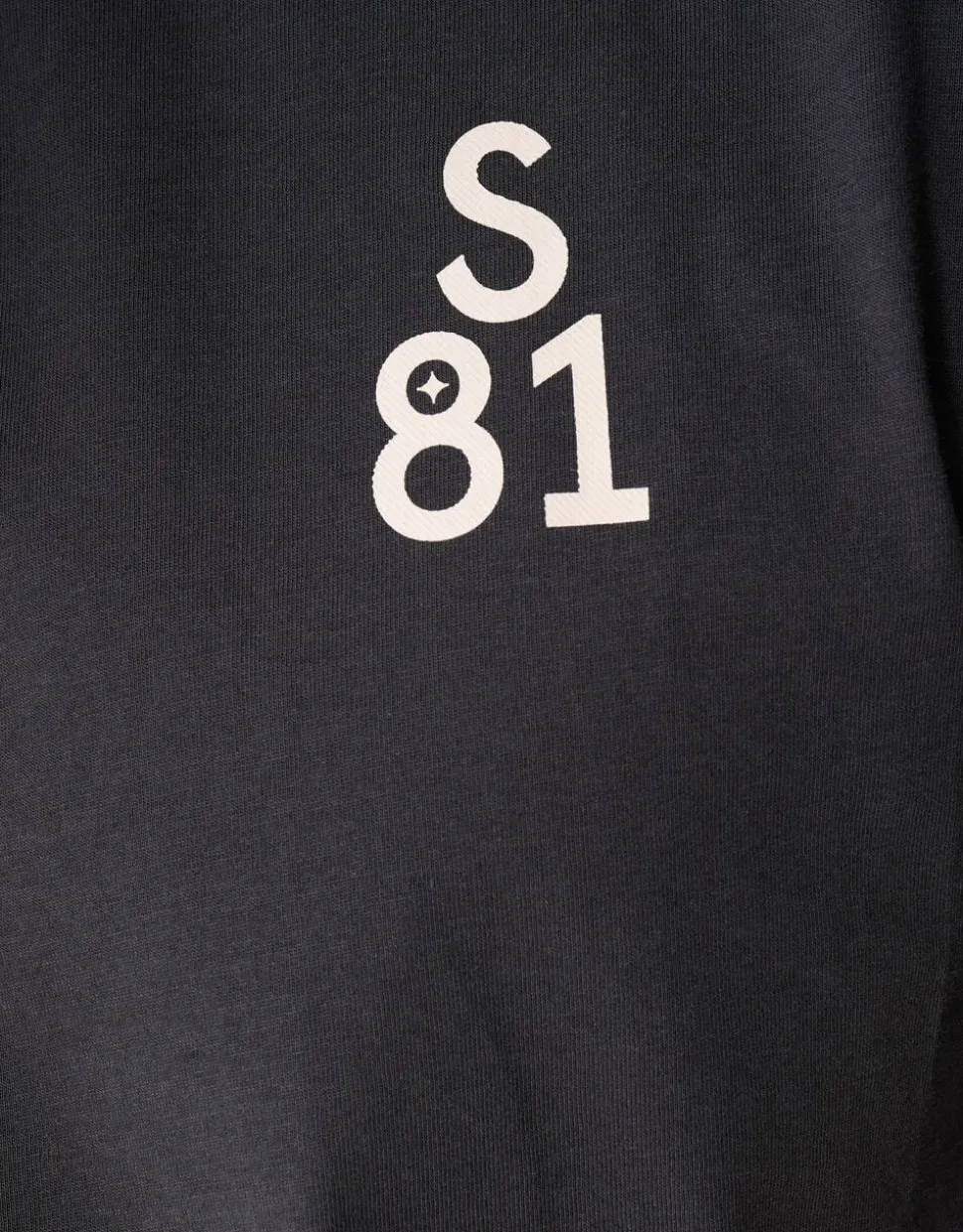 Line Artwork T-shirt Donkergrijs