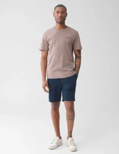 Linnen Short Donkerblauw