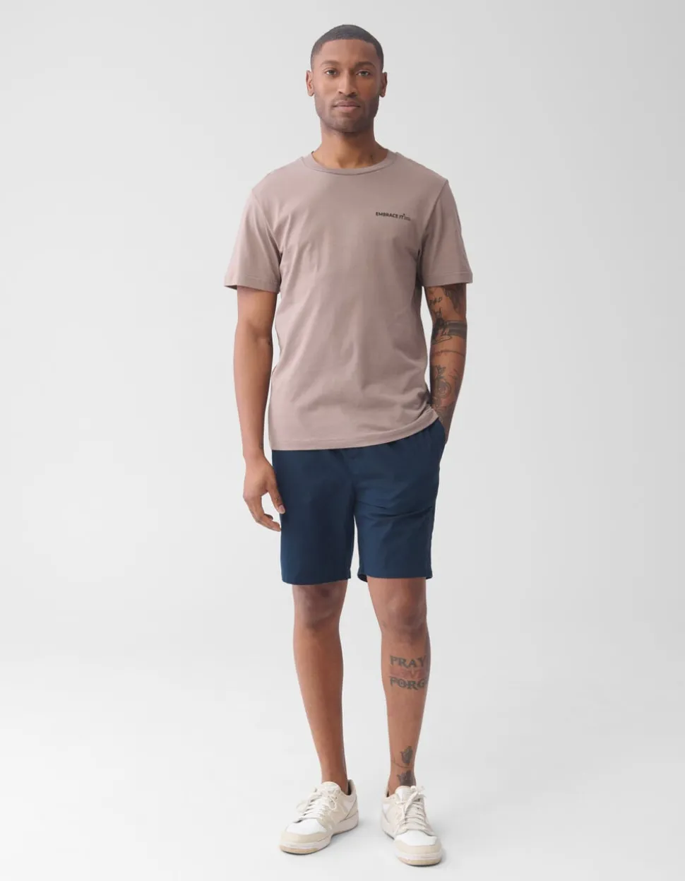 Linnen Short Donkerblauw
