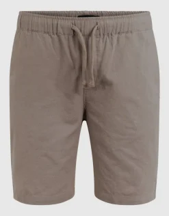 Linnen Short Lichtbruin