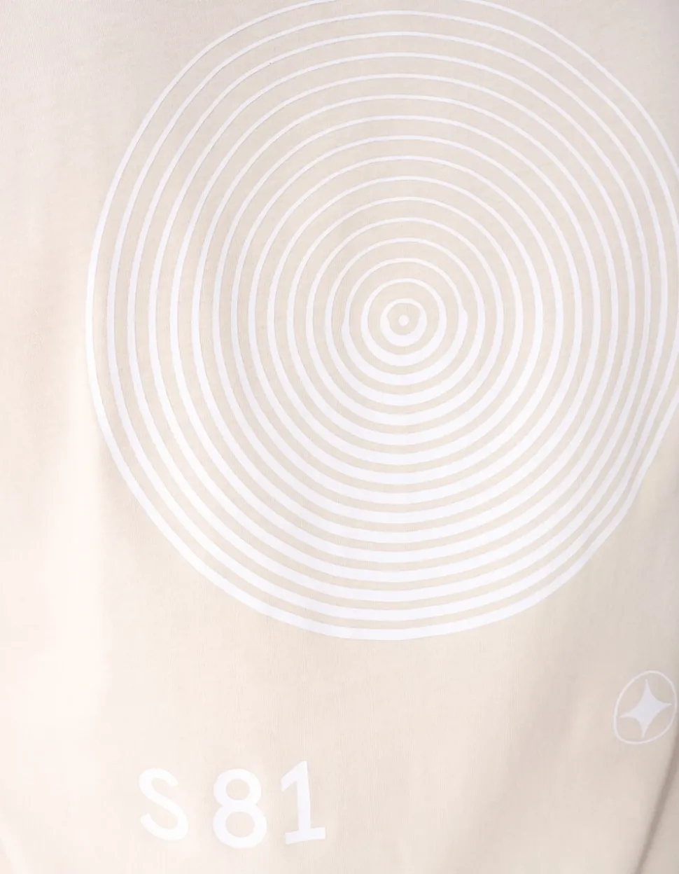 Logo Circle Artwork T-shirt Zand