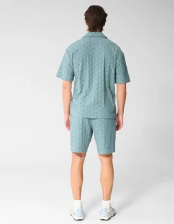 Logo Towelling Short Turquoise