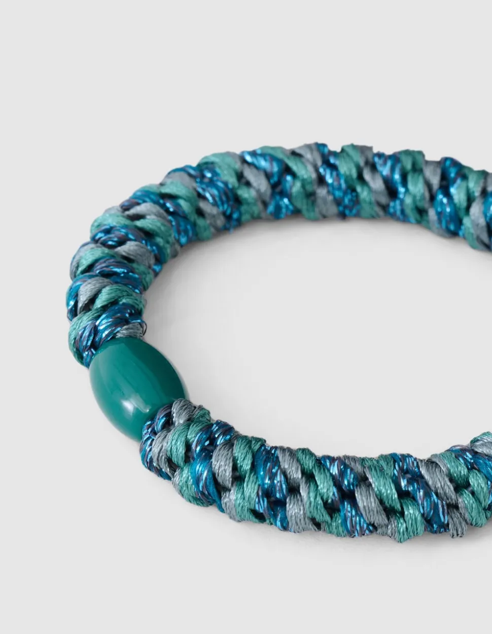 Lurex Haarelastiek Blauw