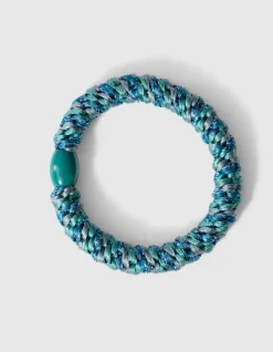 Lurex Haarelastiek Blauw