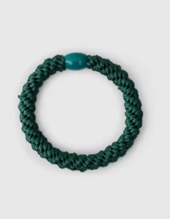 Lurex Haarelastiek Donkergroen