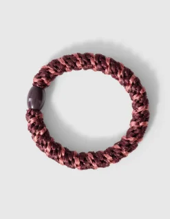 Lurex Haarelastiek Donkerrood