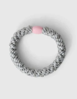 Lurex Haarelastiek Grijs