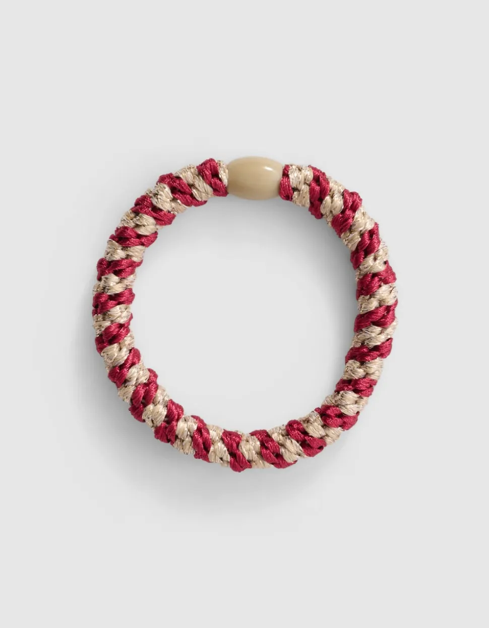 Lurex Haarelastiek Rood
