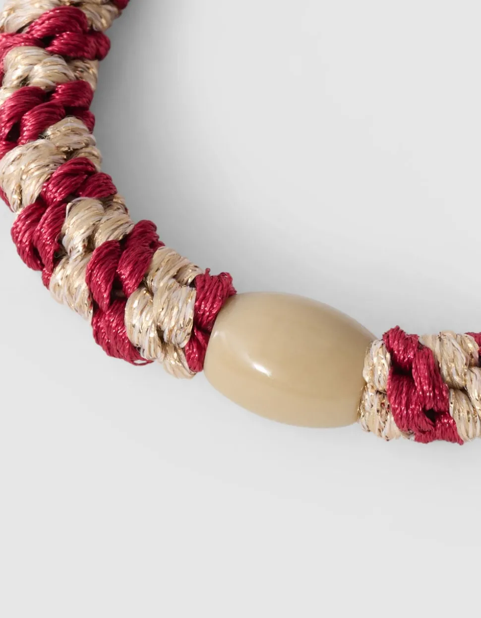 Lurex Haarelastiek Rood